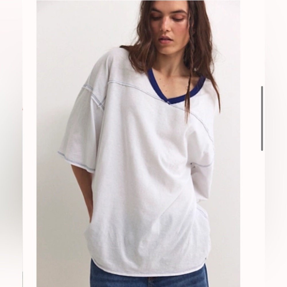 Free People Oversized Tee